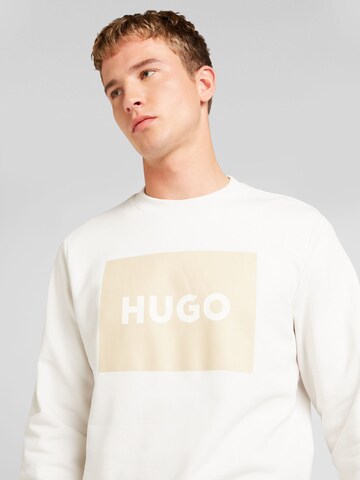 HUGO Sweatshirt 'Duragol222' in Wit