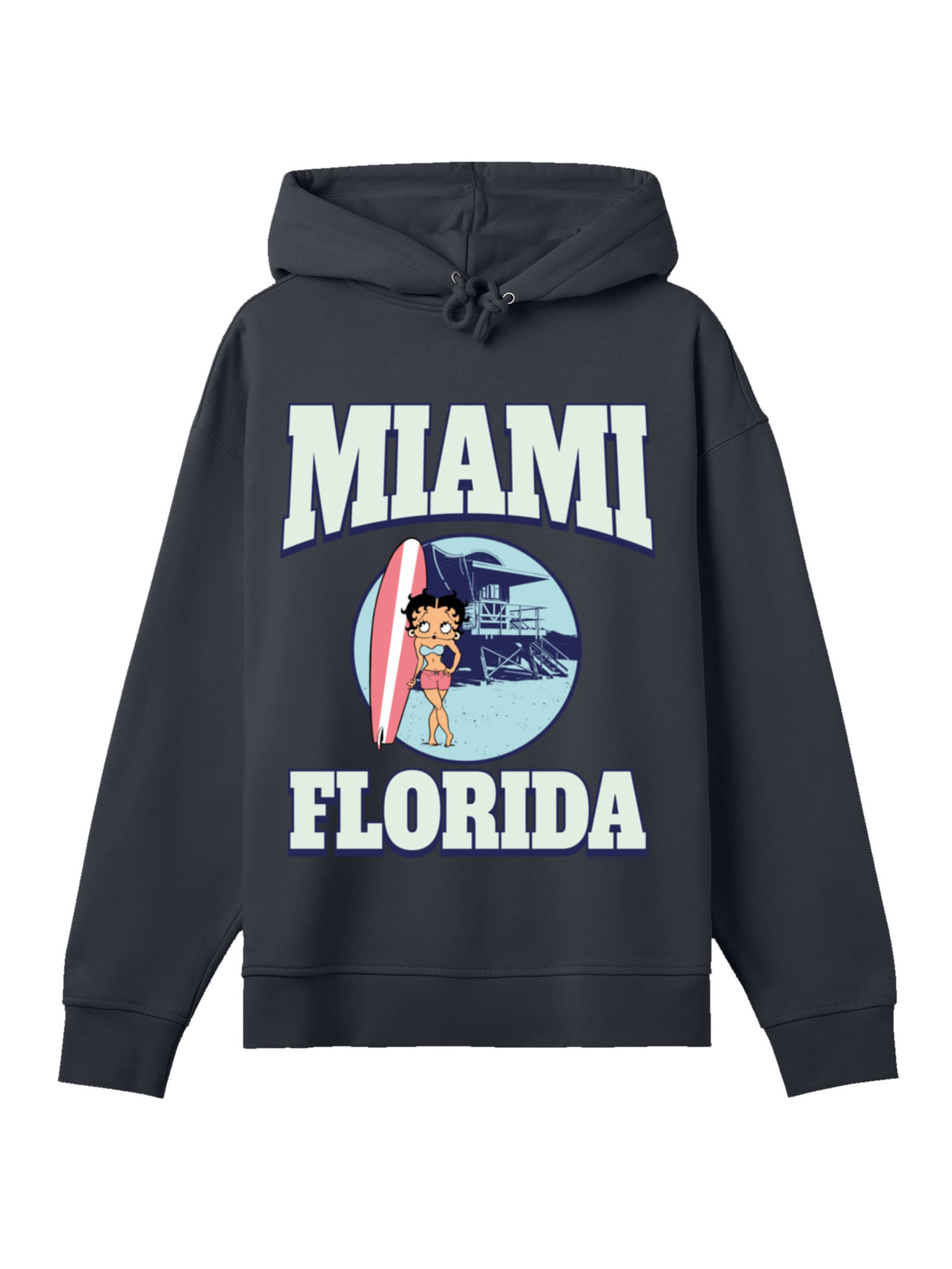 F4NT4STIC Sweatshirt 'Betty Boop ' in Black: front