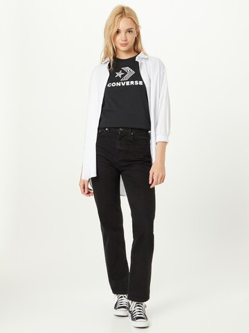 CONVERSE Shirt in Zwart