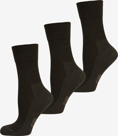 ELBEO Freizeitsocken ' 3er-Pack Sensitive Bamboo ' in dunkelbraun, Produktansicht