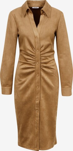 Orsay Shirt Dress in Brown: front