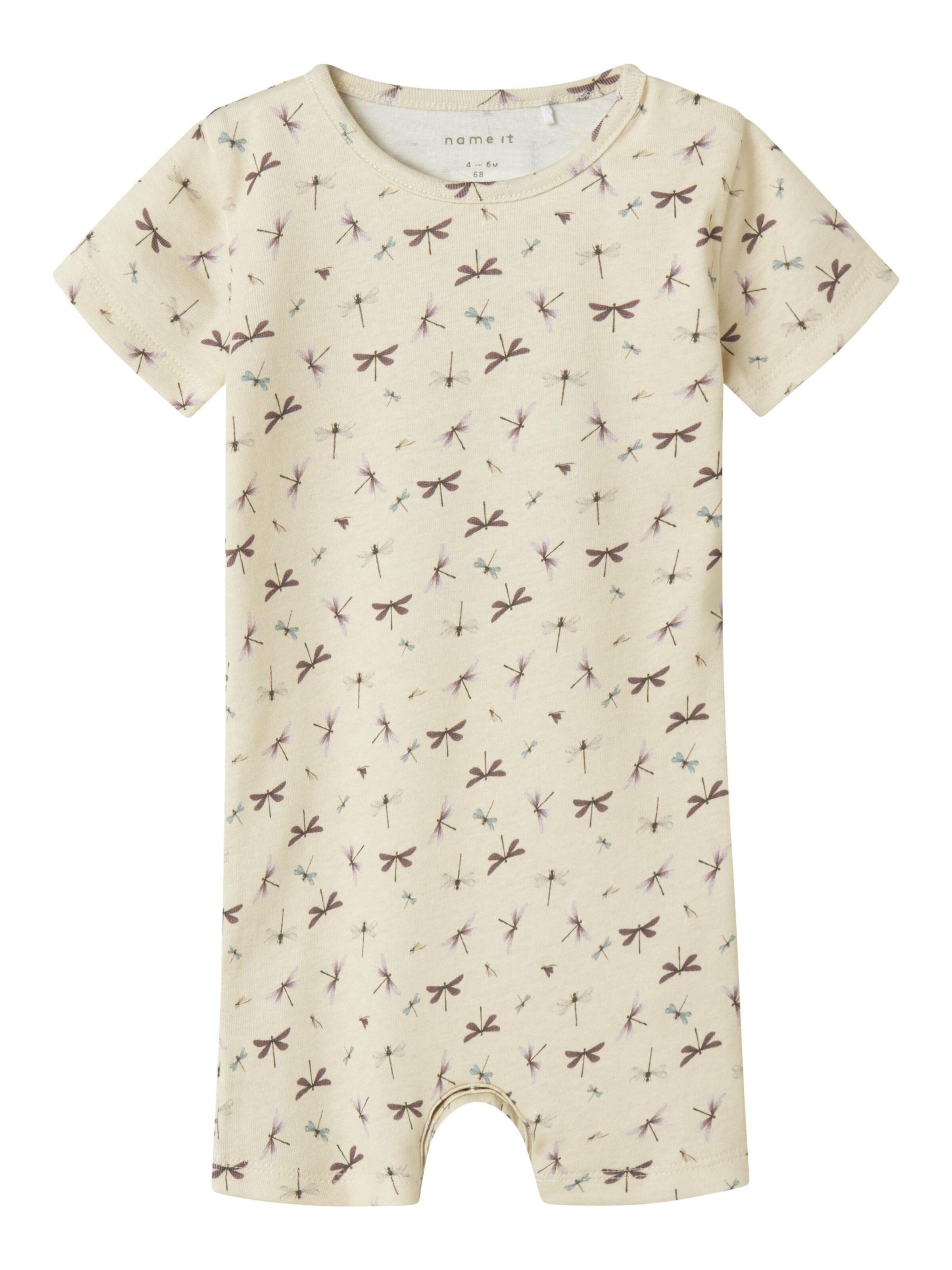 NAME IT Sparkedragt/Body i beige: forside