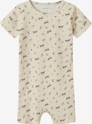 NAME IT Sparkedragt/Body i beige: forside