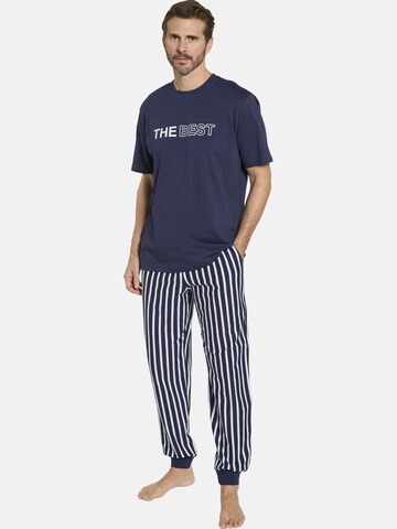 Pyjama long ' Velenzo ' BABISTA en bleu : devant