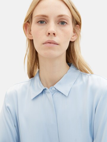 TOM TAILOR Blouse in Blue