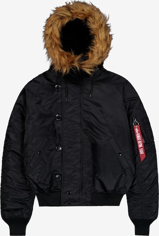 ALPHA INDUSTRIES Kurtka zimowa 'N-2B Heritage' w kolorze czarny: przód