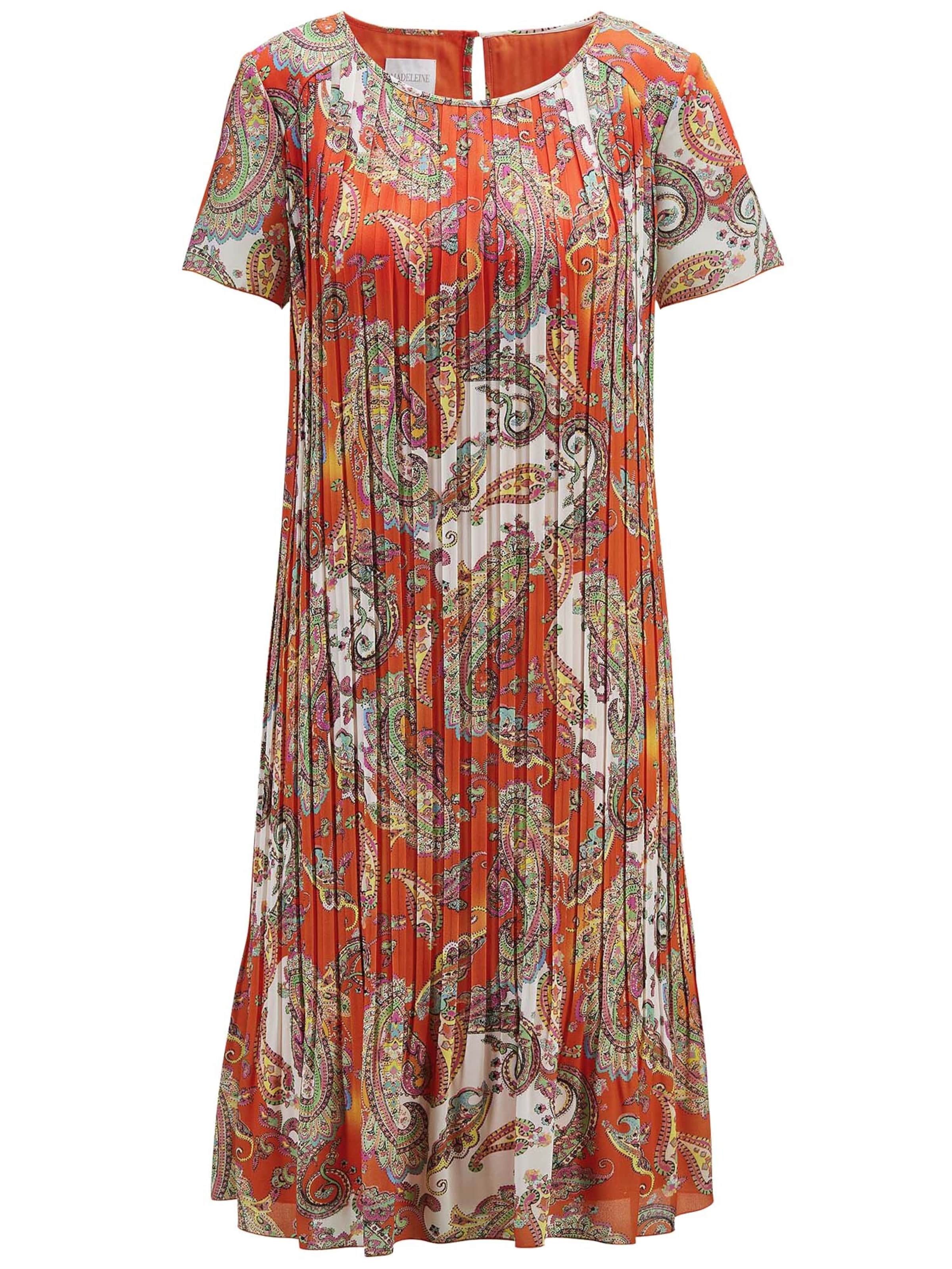 Robe MADELEINE en orange : devant