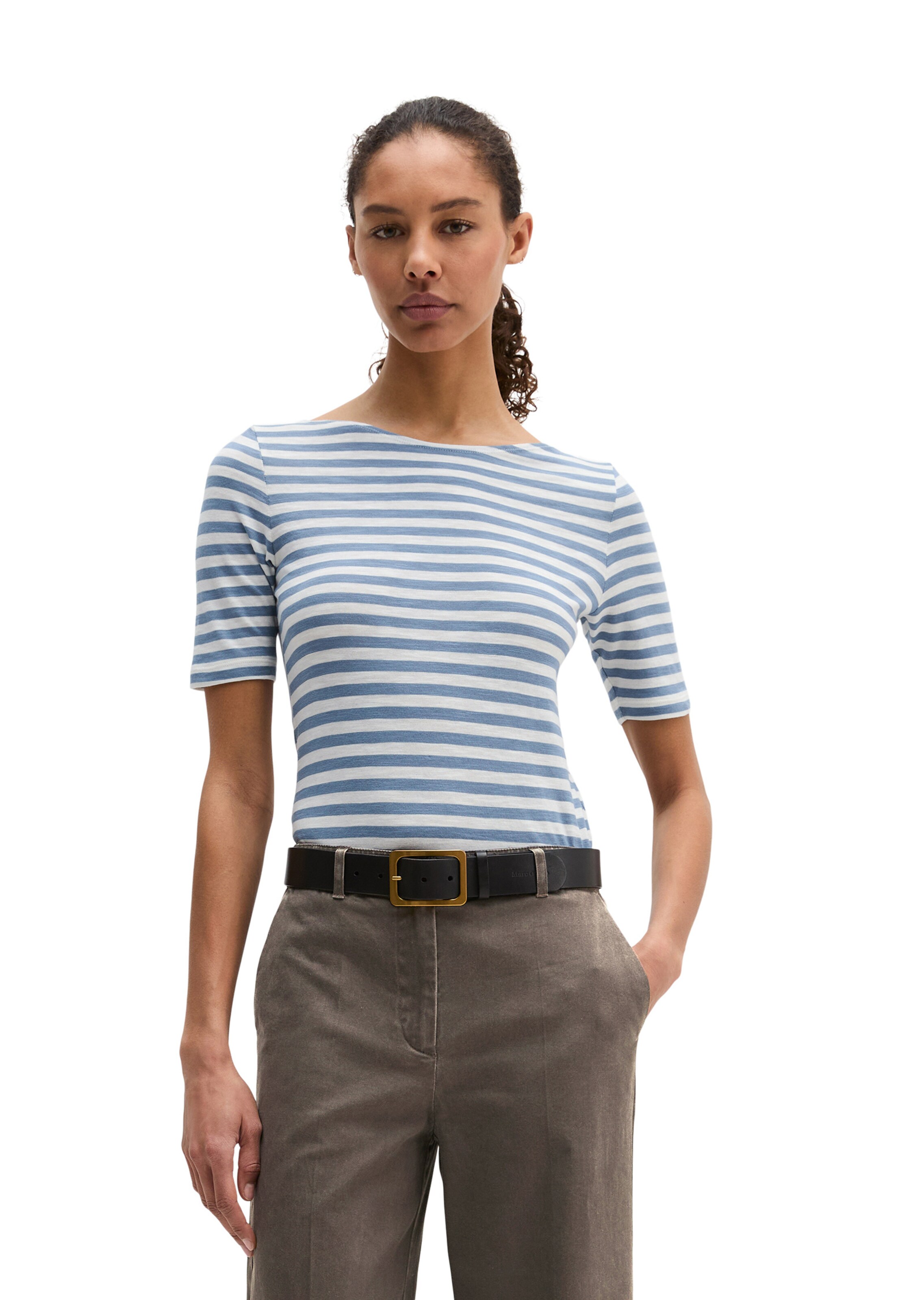 Marc O'Polo T-Shirt in Weiß: Vorderseite