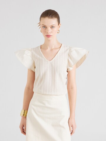 Camicia da donna 'Naja' di VERO MODA in beige: frontale