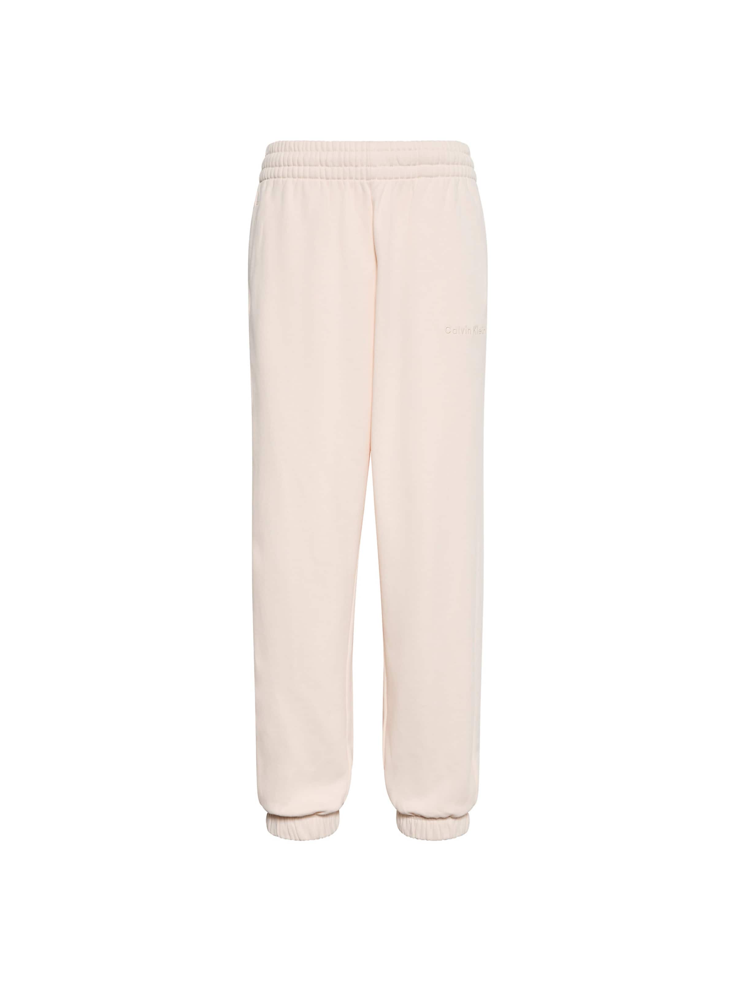Calvin Klein Loose fit Sports trousers 'Terry' in Beige: front