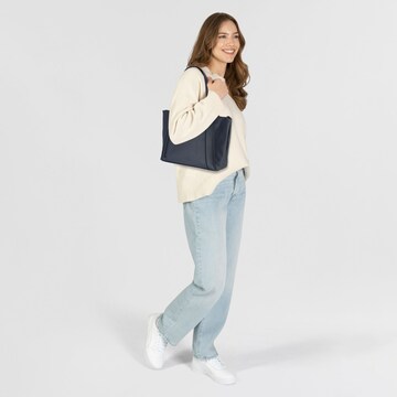 TOM TAILOR Shopper 'Yuma' in Blauw