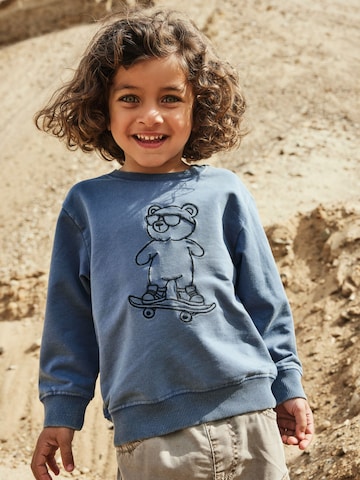 Sweat NAME IT en bleu : devant