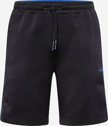 Regular Pantalon 'Headlo 1' BOSS en noir : devant