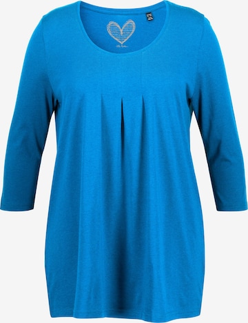 Ulla Popken Shirt in Blauw: voorkant