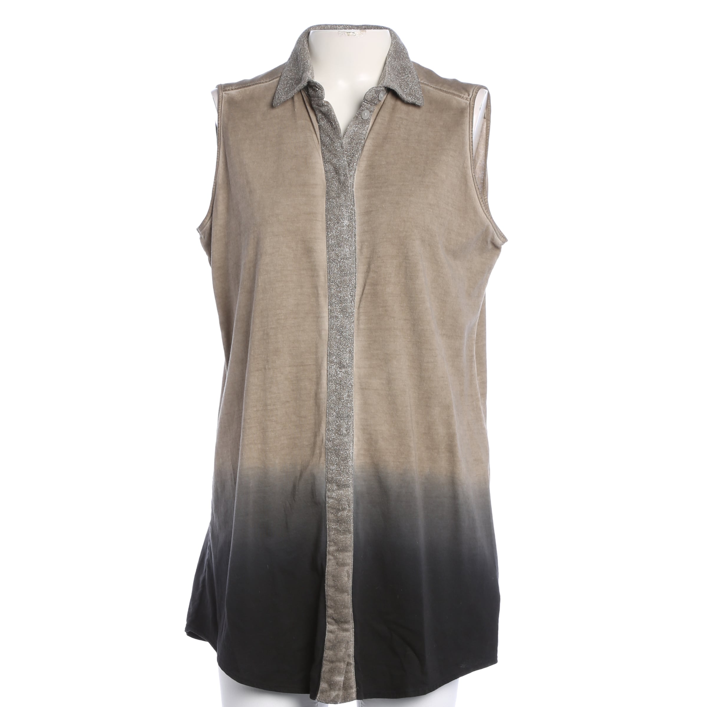 Liebeskind Berlin Top / Seidentop XL in Braun: Vorderseite