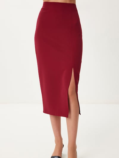 Happiness İstanbul Jupe en bourgogne, Vue avec produit