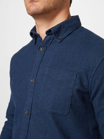 JACK & JONES Regular fit Overhemd 'WALTER' in Blauw