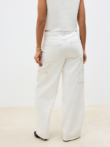 Next Wide Leg Jeans i beige
