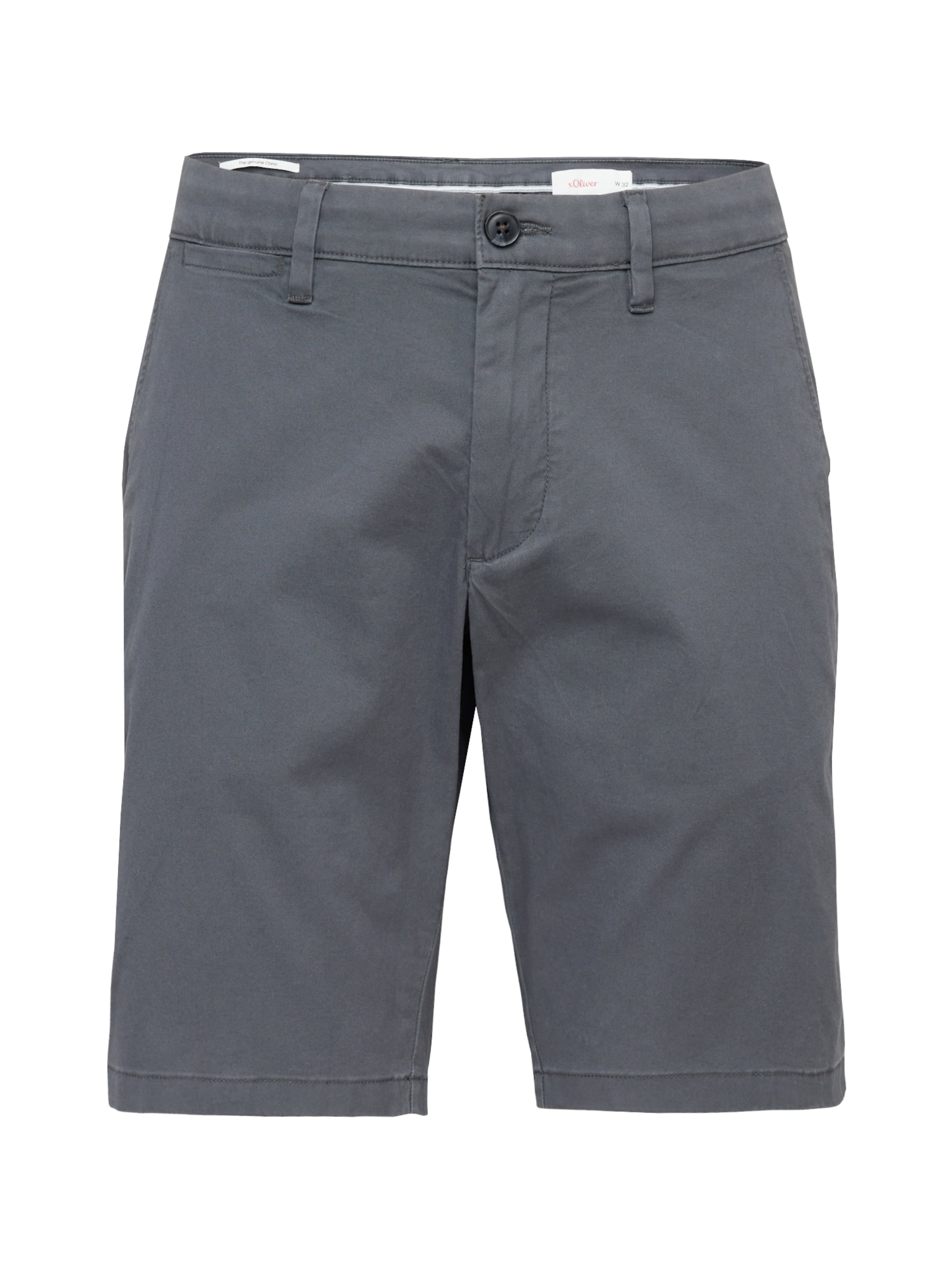 Regular Pantalon chino 'Phoenix' s.Oliver en gris : devant