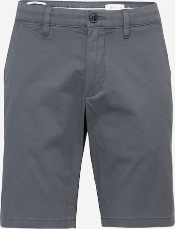 Regular Pantalon chino 'Phoenix' s.Oliver en gris : devant