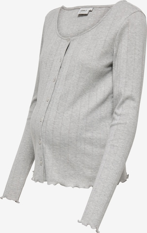 pilka Only Maternity Kardiganas: priekis