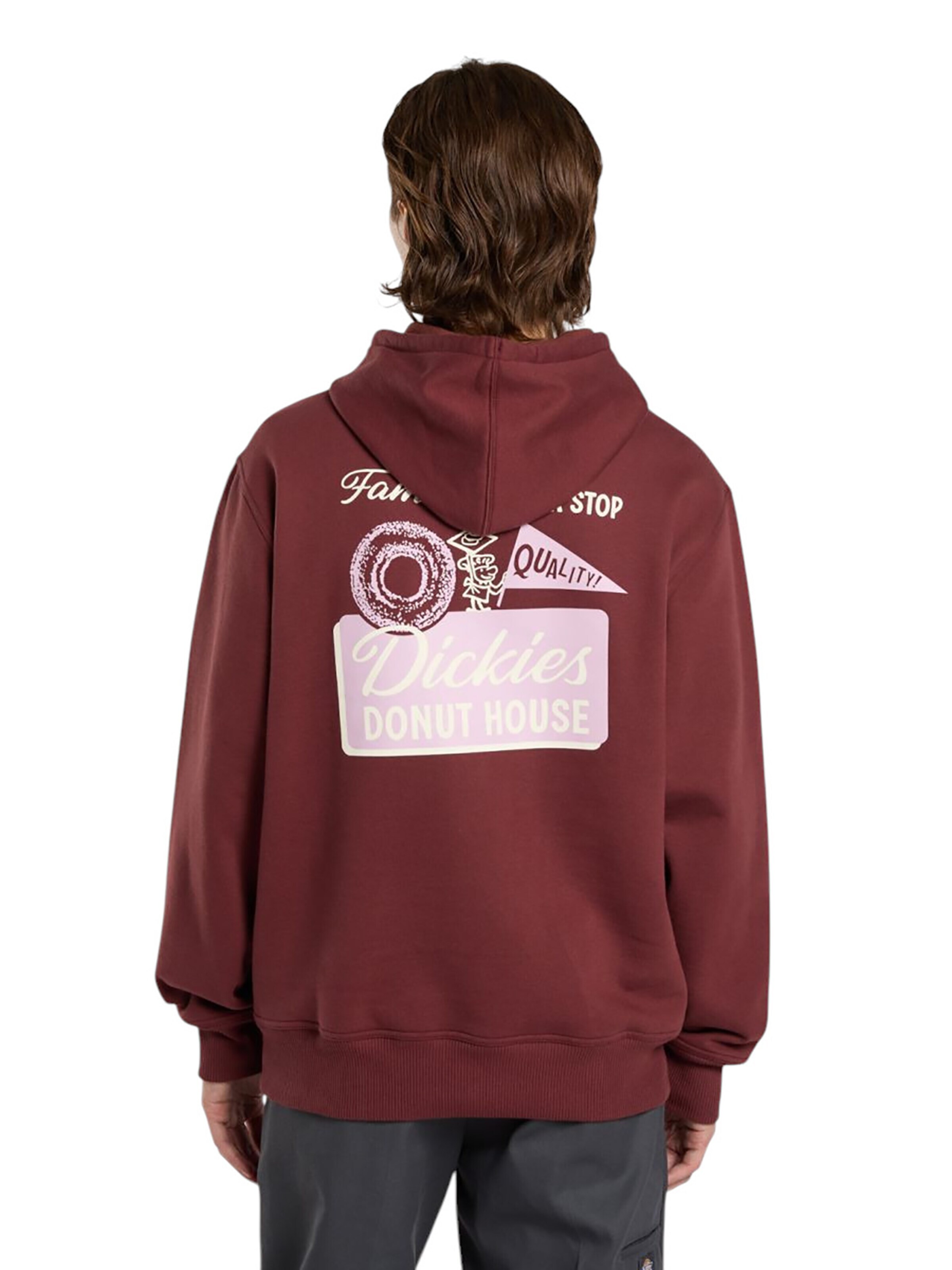 DICKIES Sweater 'Donut House' in Red