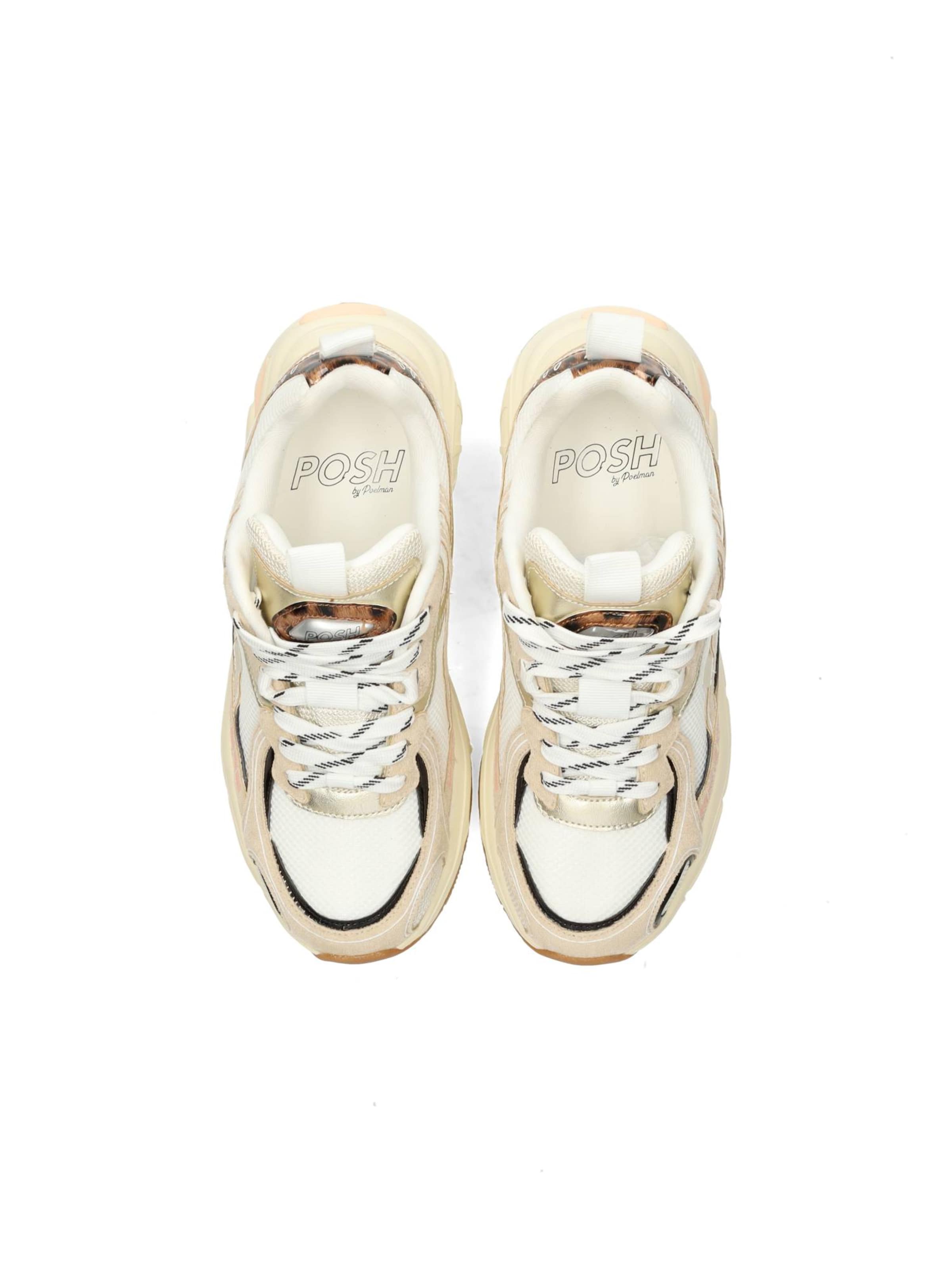 POSH by Poelman Sneakers laag 'Harper' in Wit