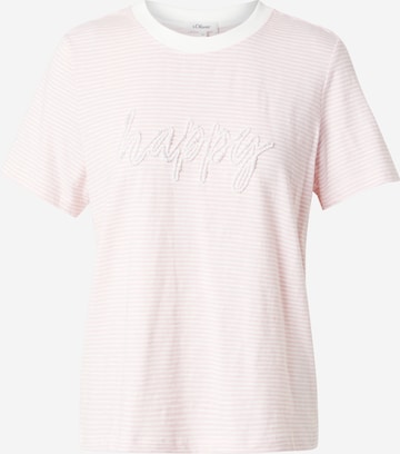 s.Oliver T-Shirt in Pink: Vorderseite