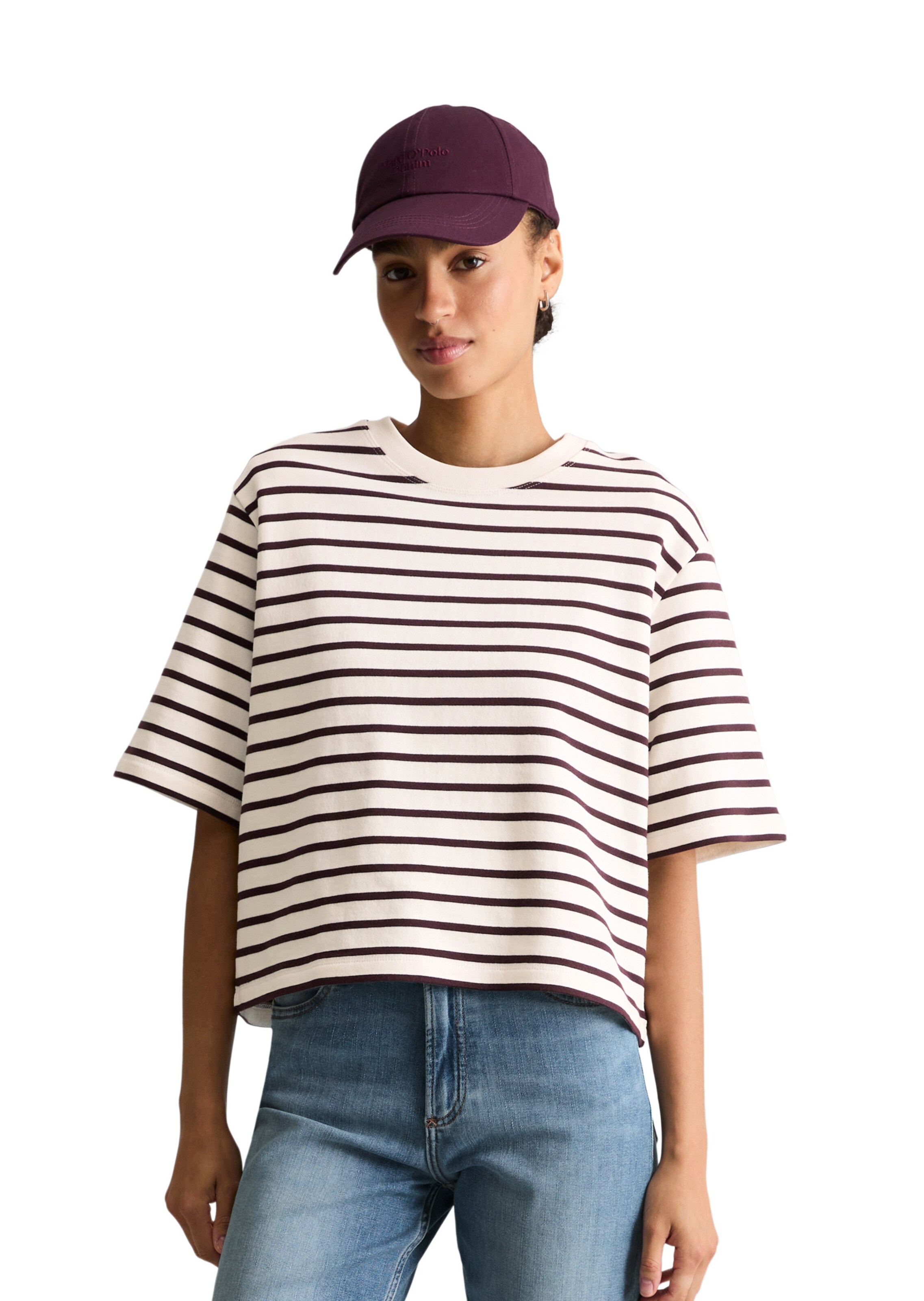 Marc O'Polo Shirt in Rood: voorkant