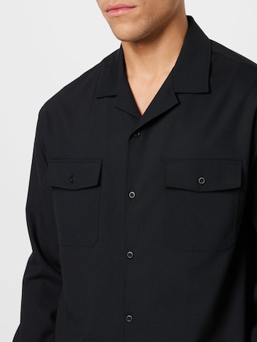 The Kooples Regular fit Button Up Shirt in Black