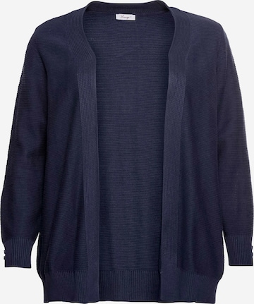 Cardigan SHEEGO en bleu : devant