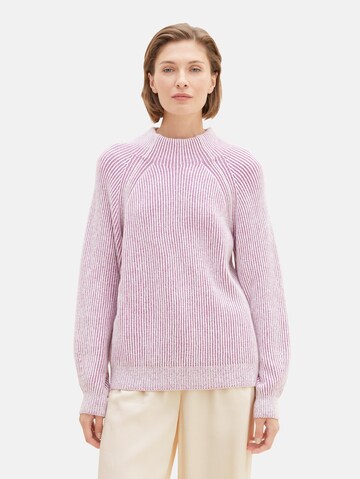 Pull-over TOM TAILOR en violet : devant