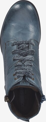 JOSEF SEIBEL Lace-Up Ankle Boots 'Sanja 11' in Blue
