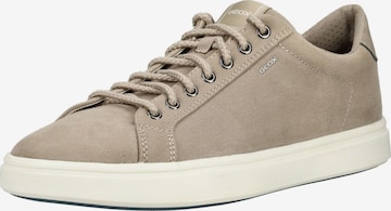 Baskets basses GEOX en beige : devant