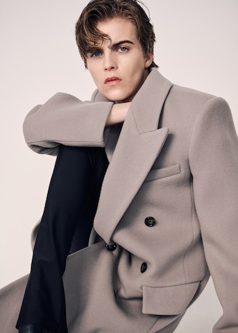 MANGO Between-Seasons Coat 'Saville' in Brown