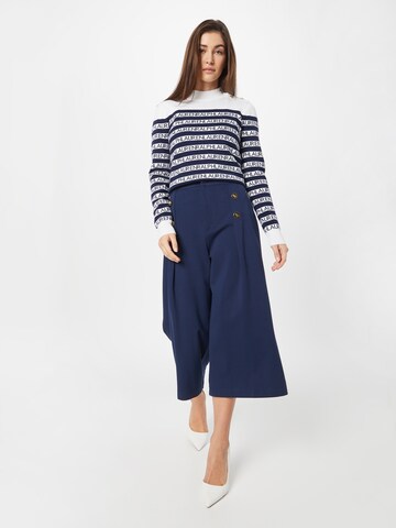 Wide Leg Pantalon à pince 'DRAZIA' Lauren Ralph Lauren en bleu