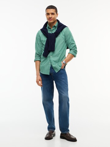 Slim fit Camicia 'FLEX' di TOMMY HILFIGER in verde