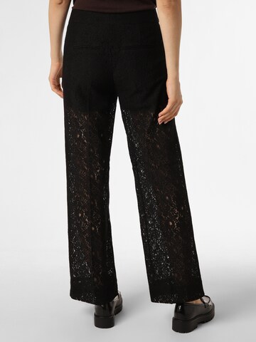 SECOND FEMALE Wide leg Broek ' Lacy ' in Zwart