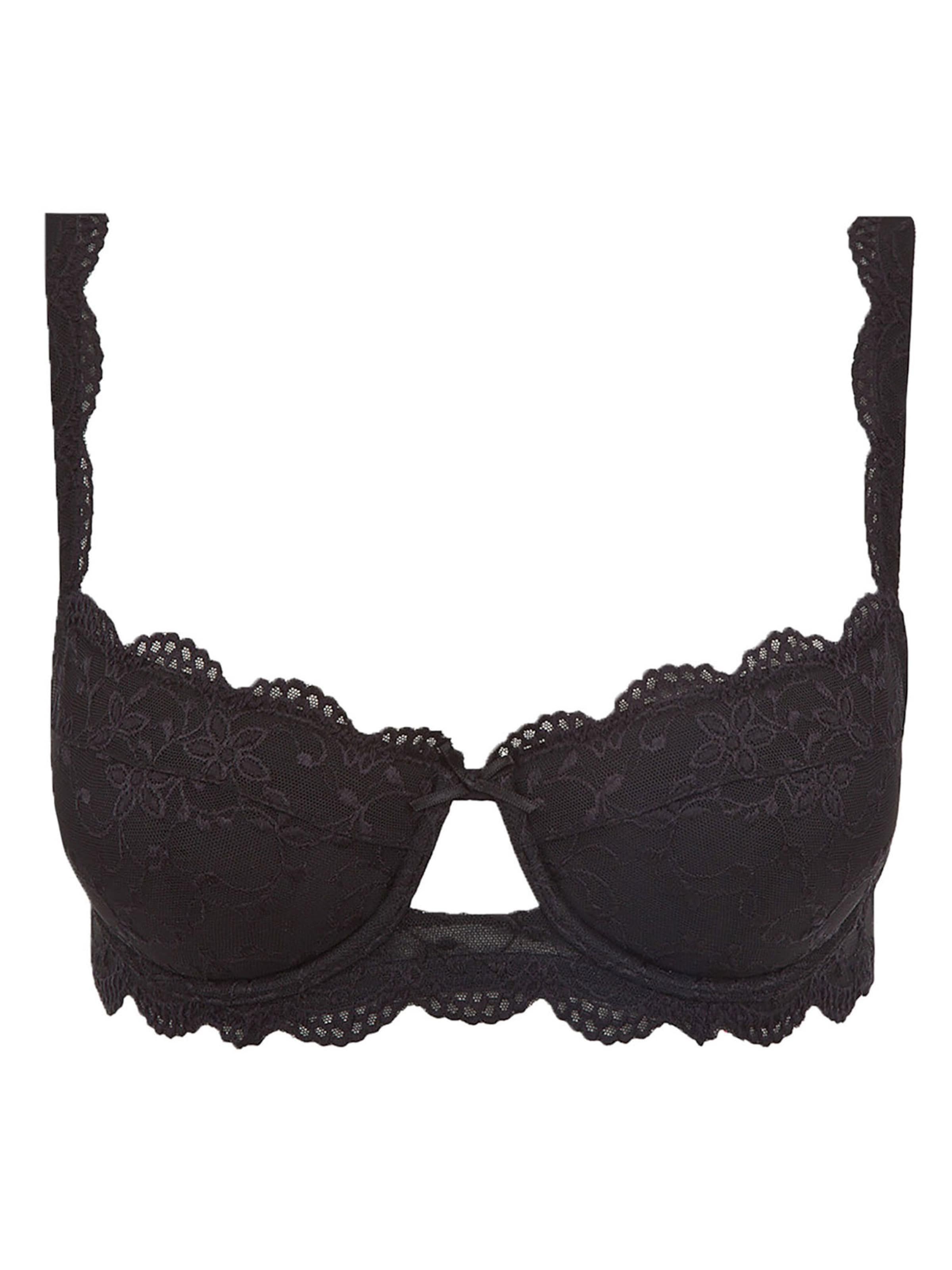 Nina von C. Bra 'Silver Edition' in Black: front