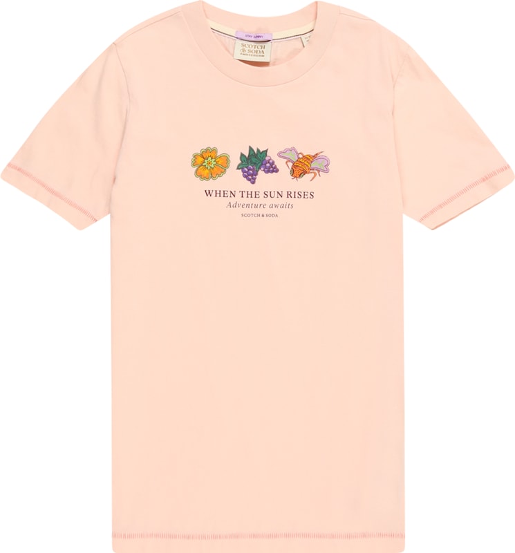 SCOTCH & SODA T-Shirt in Orange Apricot SCOTCH & SODA T-Shirt in Orange Apricot