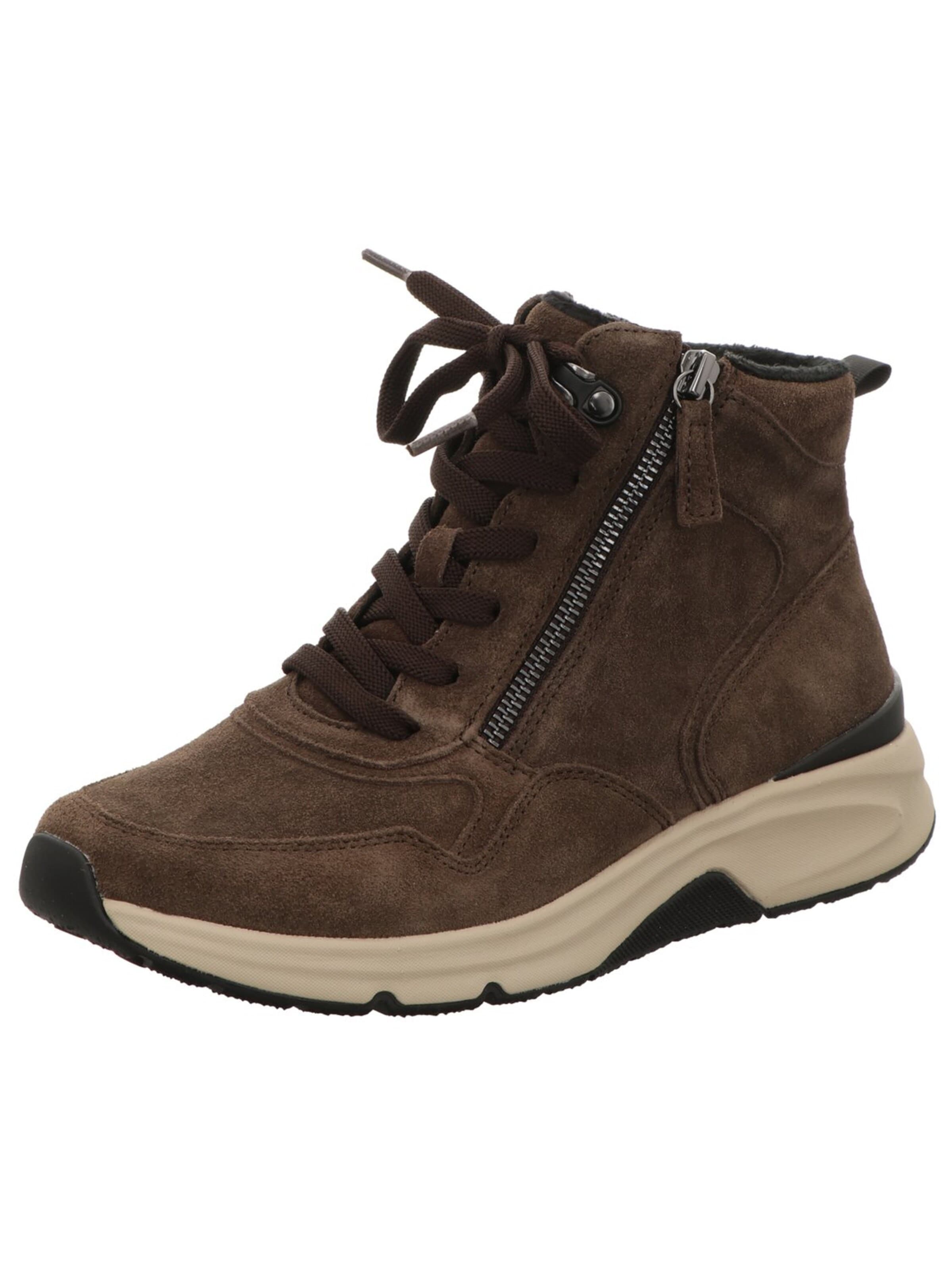 GABOR Sneaker high 'Sneaker High Damen 0803.03.007 Rauleder in braun'‌‌‌ in Braun: Vorderseite