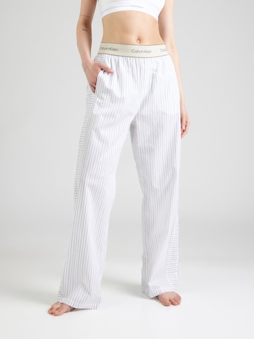 Calvin Klein Underwear Pyjamahose in Weiß: Vorderseite