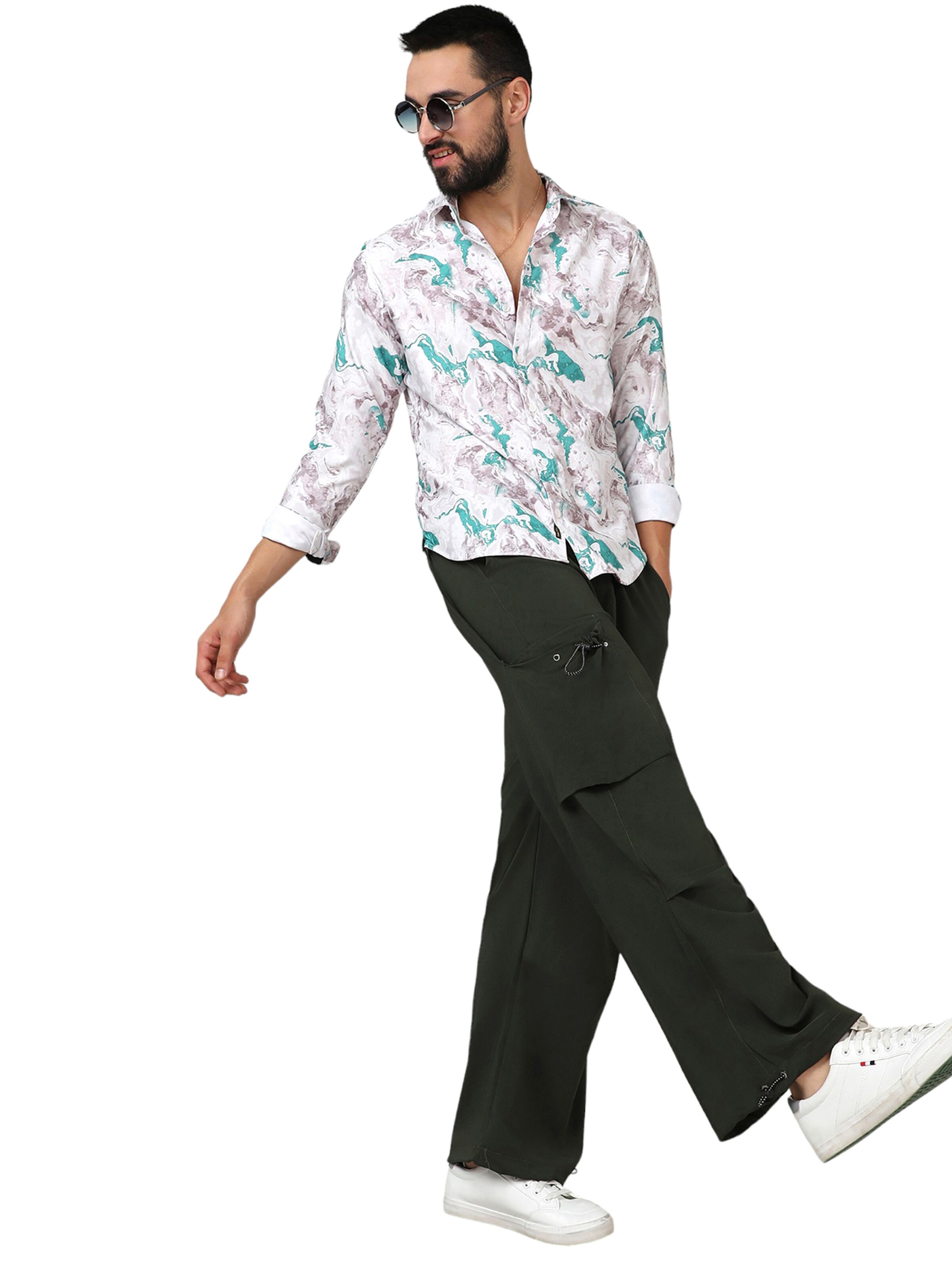 Campus Sutra Regular fit Srajca 'Noel' | mešane barve barva