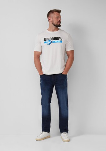 s.Oliver Men Tall Sizes Shirt in Weiß