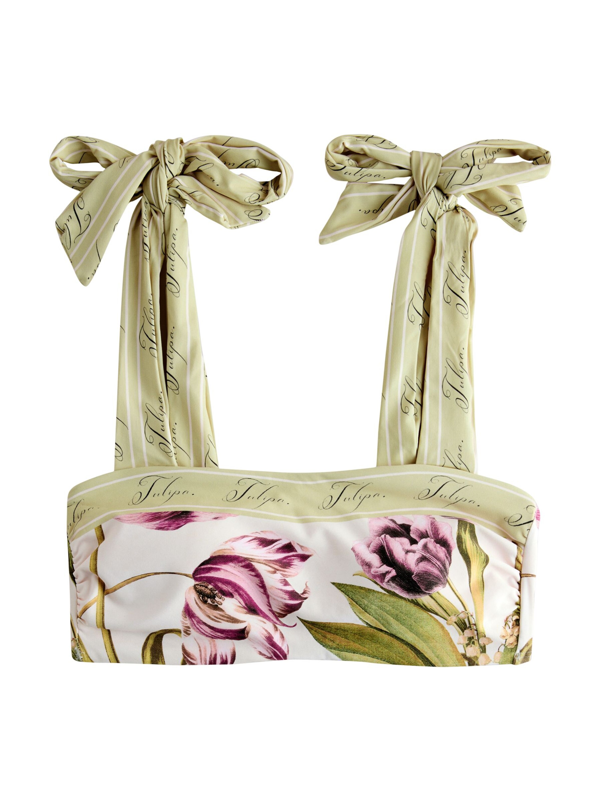 Next Bandeau Bikini top in Beige: front