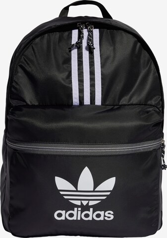 ADIDAS ORIGINALS Backpack in Black: front