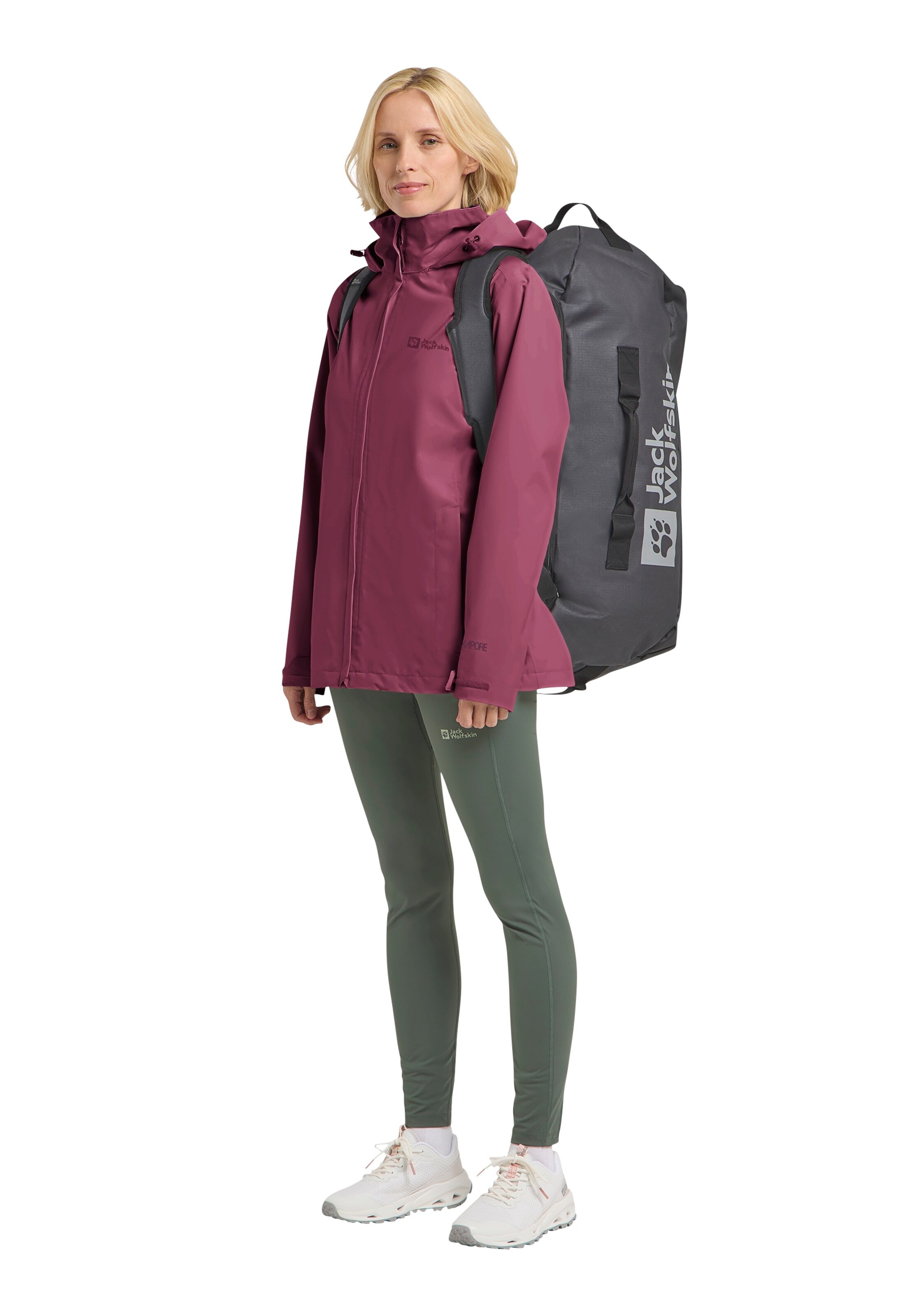 JACK WOLFSKIN Outdoorjas in Lila