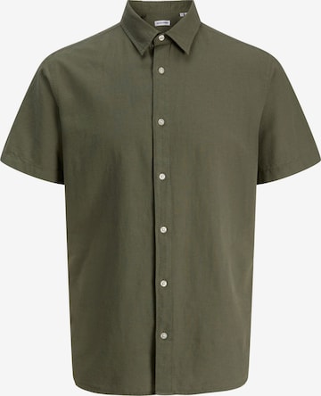 Chemise 'JJEBreeze' Jack & Jones Junior en vert : devant