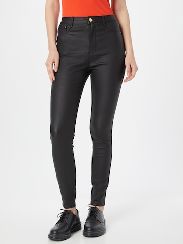 Coast Skinny Jeans i svart: framsida