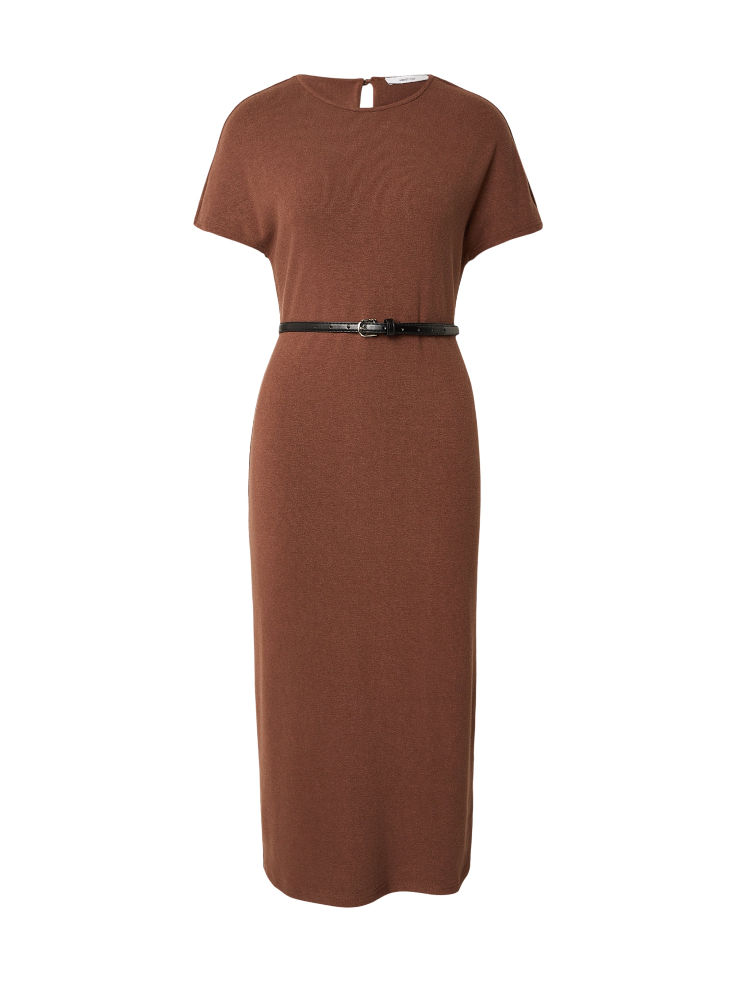 ABOUT YOU Sukienka z dzianiny 'Arven' w kolorze brązowy: przód